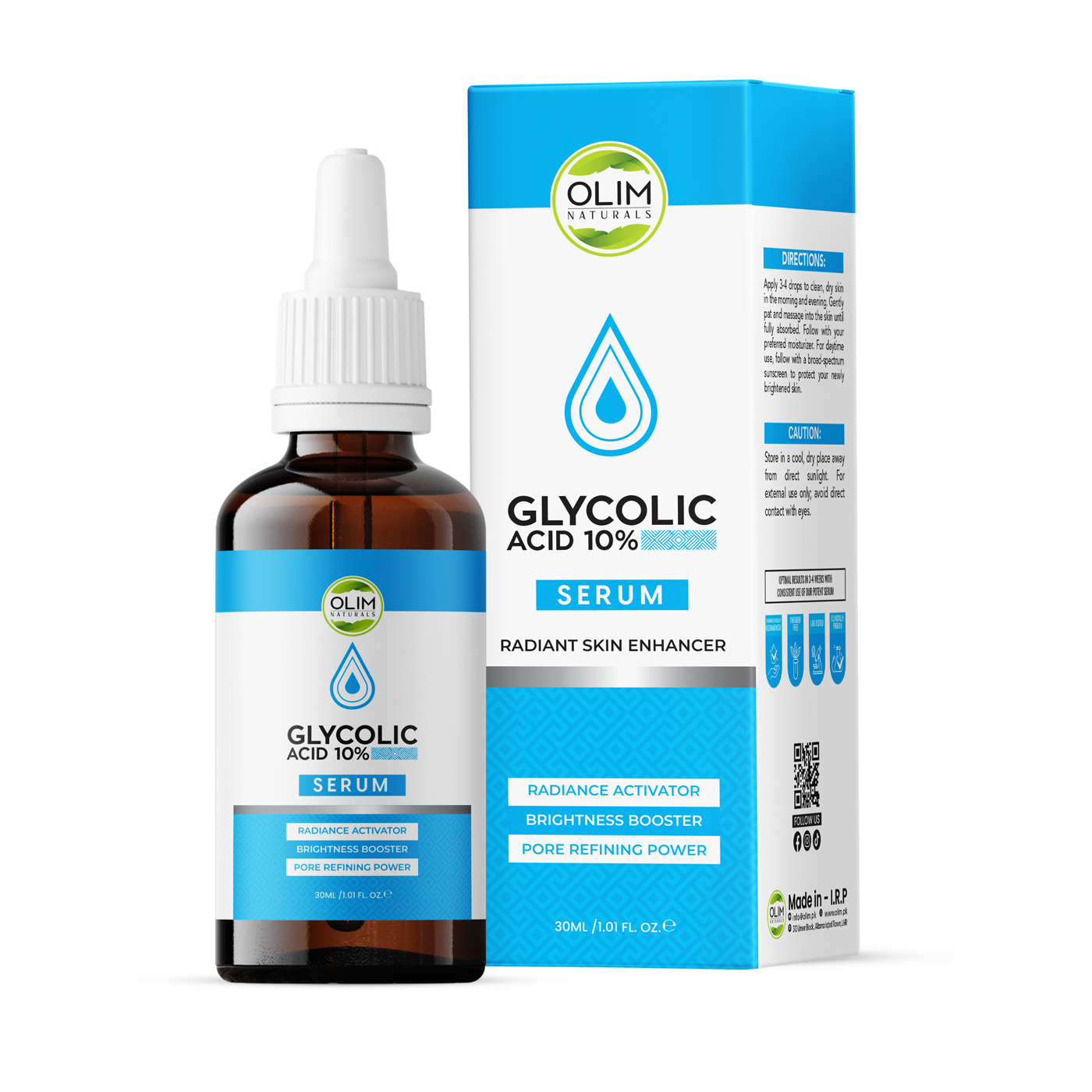 Glycolic Acid  Serum – Smoother Texture + Glow for Dull, Uneven Skin