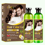 Chirs's - Professional Hair Color Gel - Dark Brown (500mlx2) Chirs's  