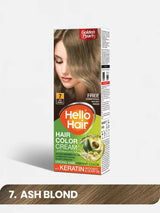 Hello Hair - Hair Color Ash Blond 7 Golgen Pearl  