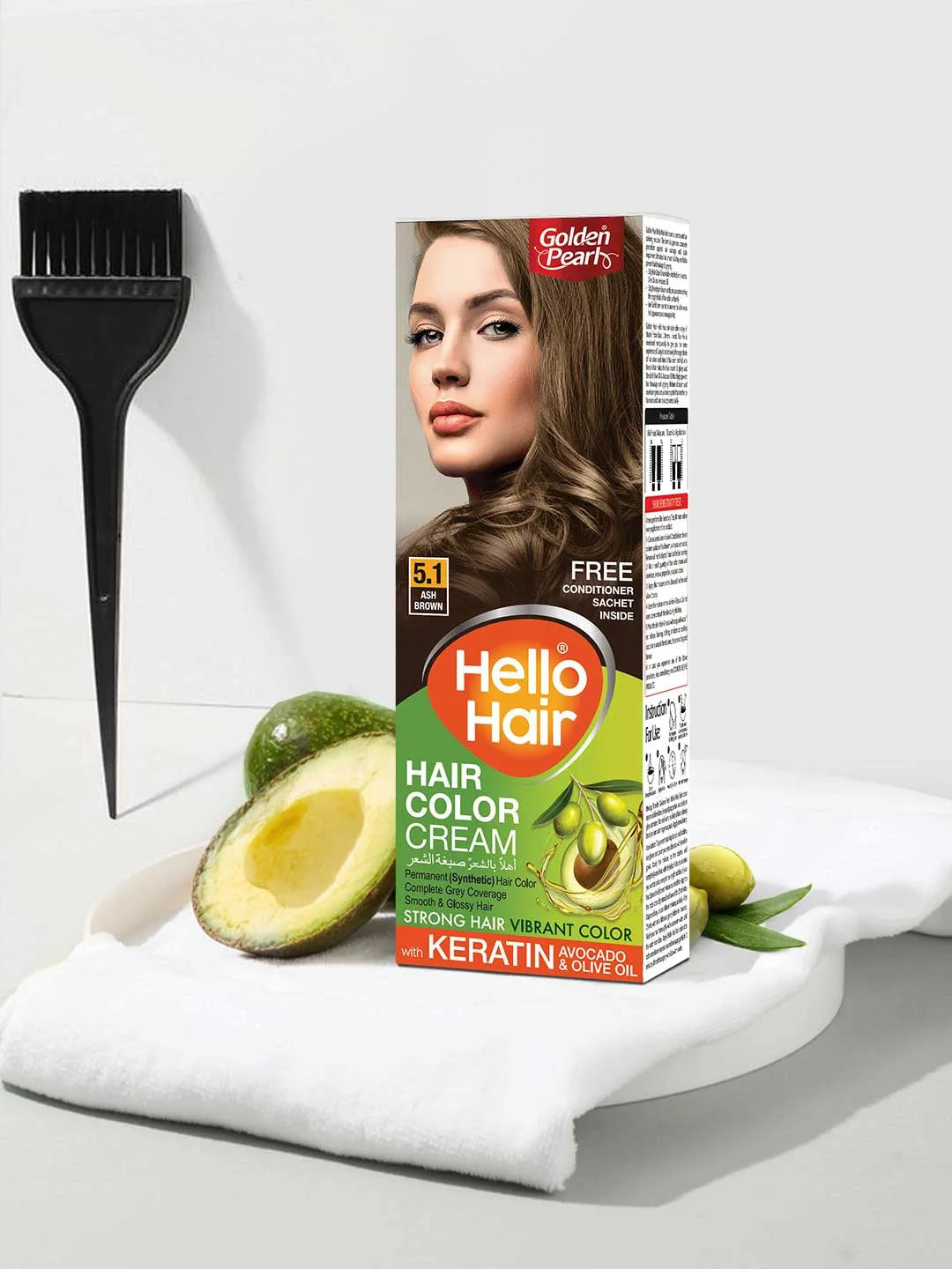 Hello Hair - Hair Color Ash Brown 5.1