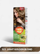 Hello Hair - Hair Color Light Golden Blond 6.3 Golgen Pearl  