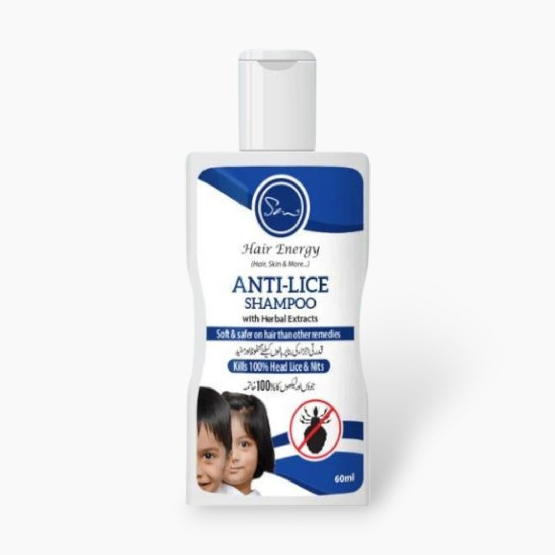 Hair Energy Anti Lice With Herbal Extracts Shampoo 60ml