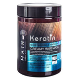 Keratin Creamy Hair Mask Moisturizing & Smooth 1000ml Beauty Shope  
