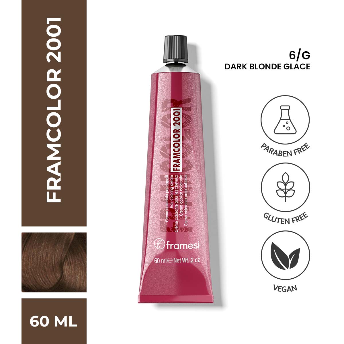 Framesi - FramColor 2001 - 6/G Dark Blonde Glace