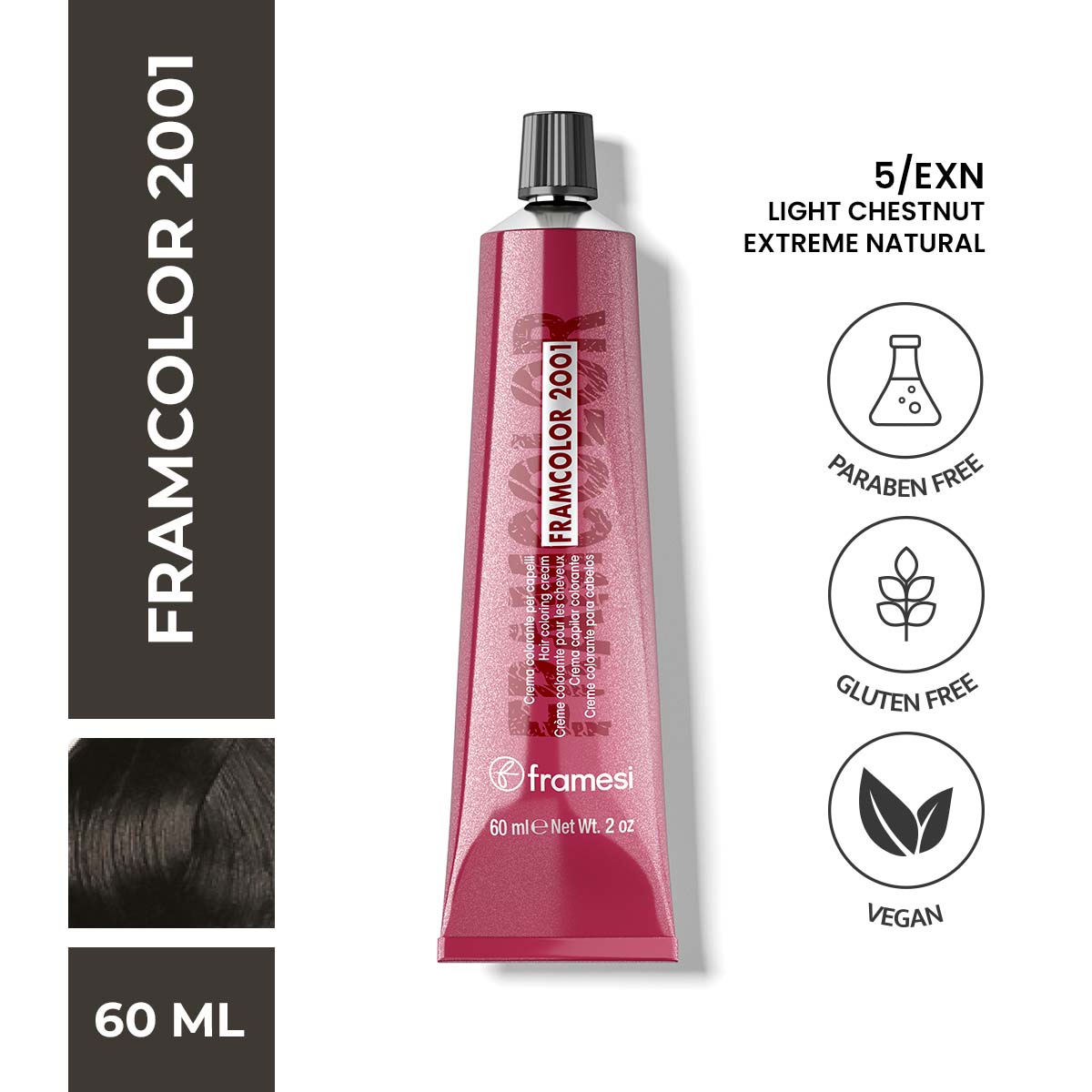 Framesi - FramColor 2001 - 5/EXN Light Chestnut Extreme Natural