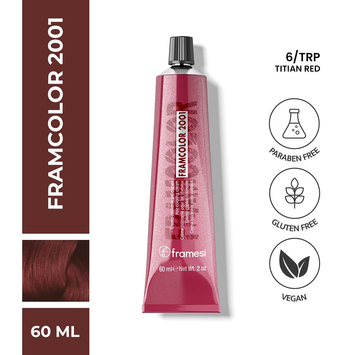 Framesi - FramColor 2001 - 6/TRP Titian Red