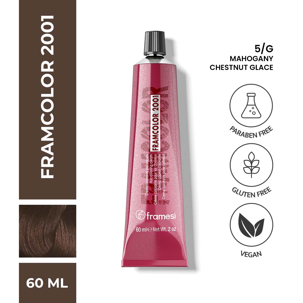 Framesi - FramColor 2001 - 5/G Mahogany-Chestnut Glace
