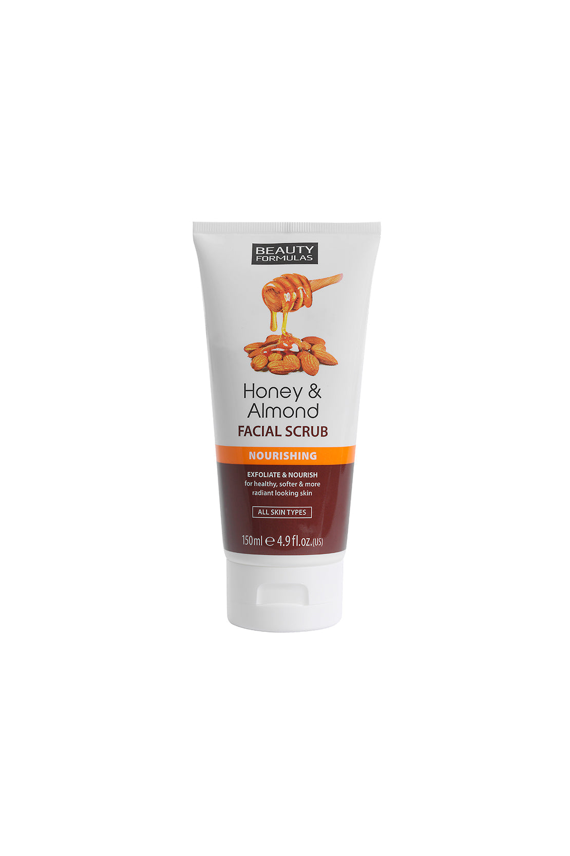 Beauty Formulas Honey & Almond Nourishing Facial Scrub 150ml
