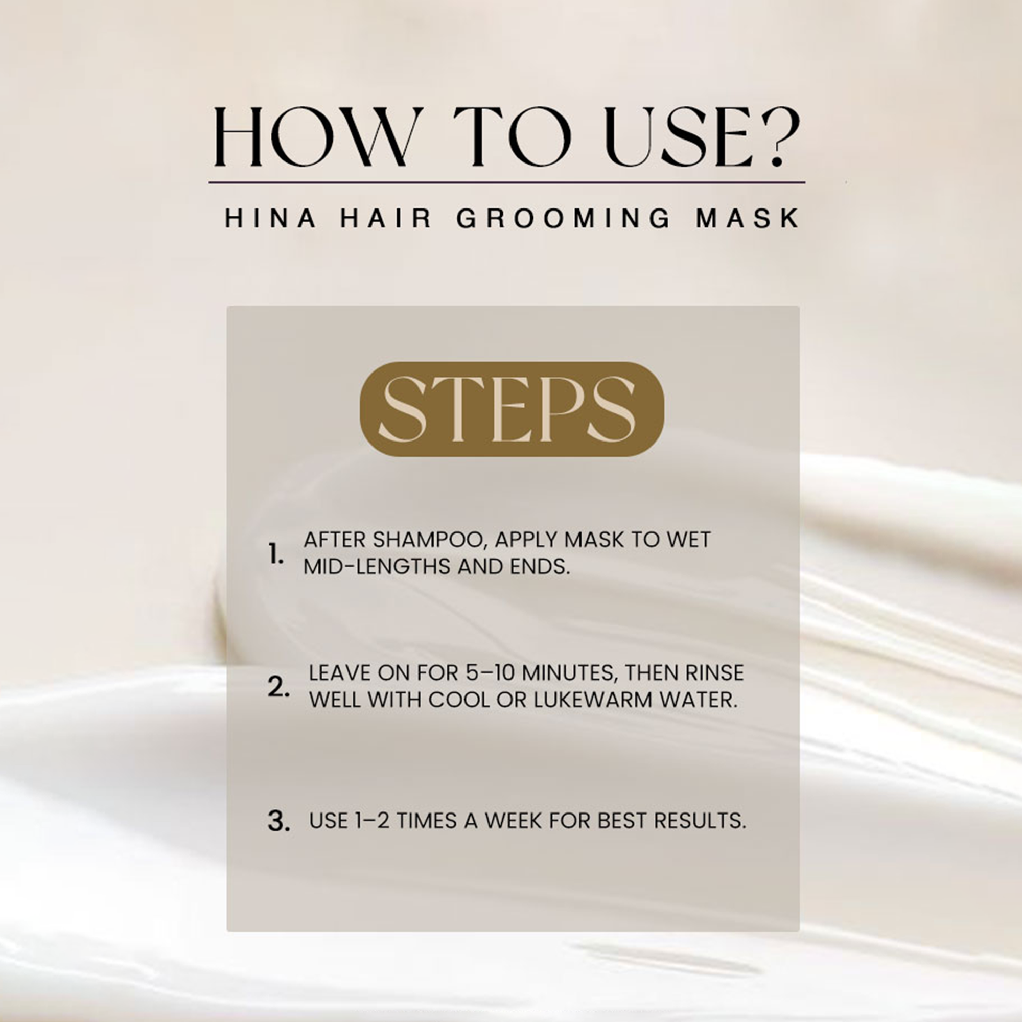 Hina Hair Grooming Mask