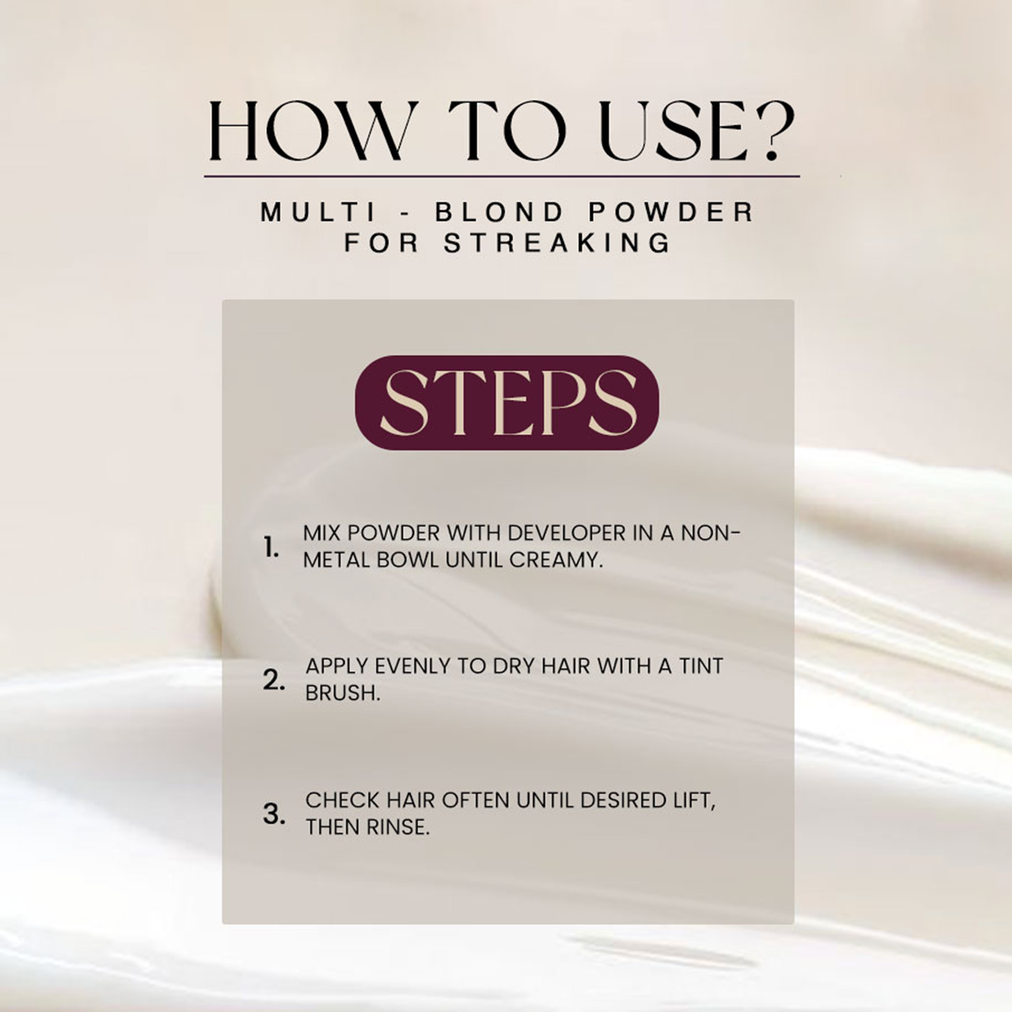Multi - Blond Powder for Streaking