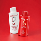 Sabalon Blondage Professional Whitening Skin Polish Kit | Cream Developer 100ml & Magic Blonder Lifting Powder 50 gram