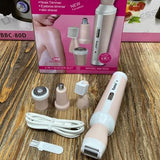 Kemei 4 in 1 Electric Rechargeale  Epilator & Shaver Suit for Women