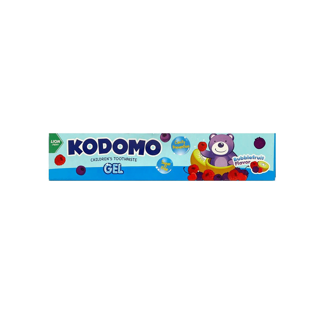 Kodomo Bubble Fruit 0.5 Yrs Lion Gel Tooth Paste 40g