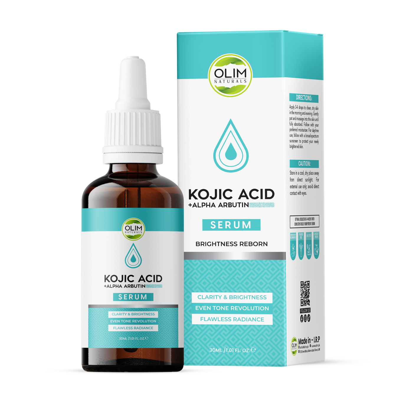 Kojic Acid 1% + Alpha Arbutin 2% Serum – Dark Spot & Uneven Tone Correcting Serum