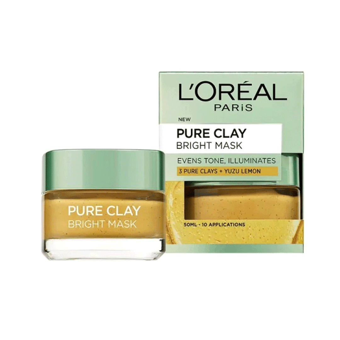 L'Oréal Pure Clay Bright Mask 50ml