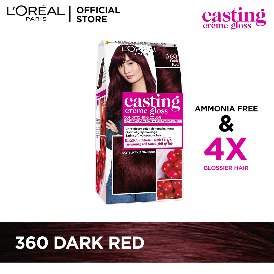 LOreal Paris Casting Creme Gloss - 360 Dark Red Hair Color