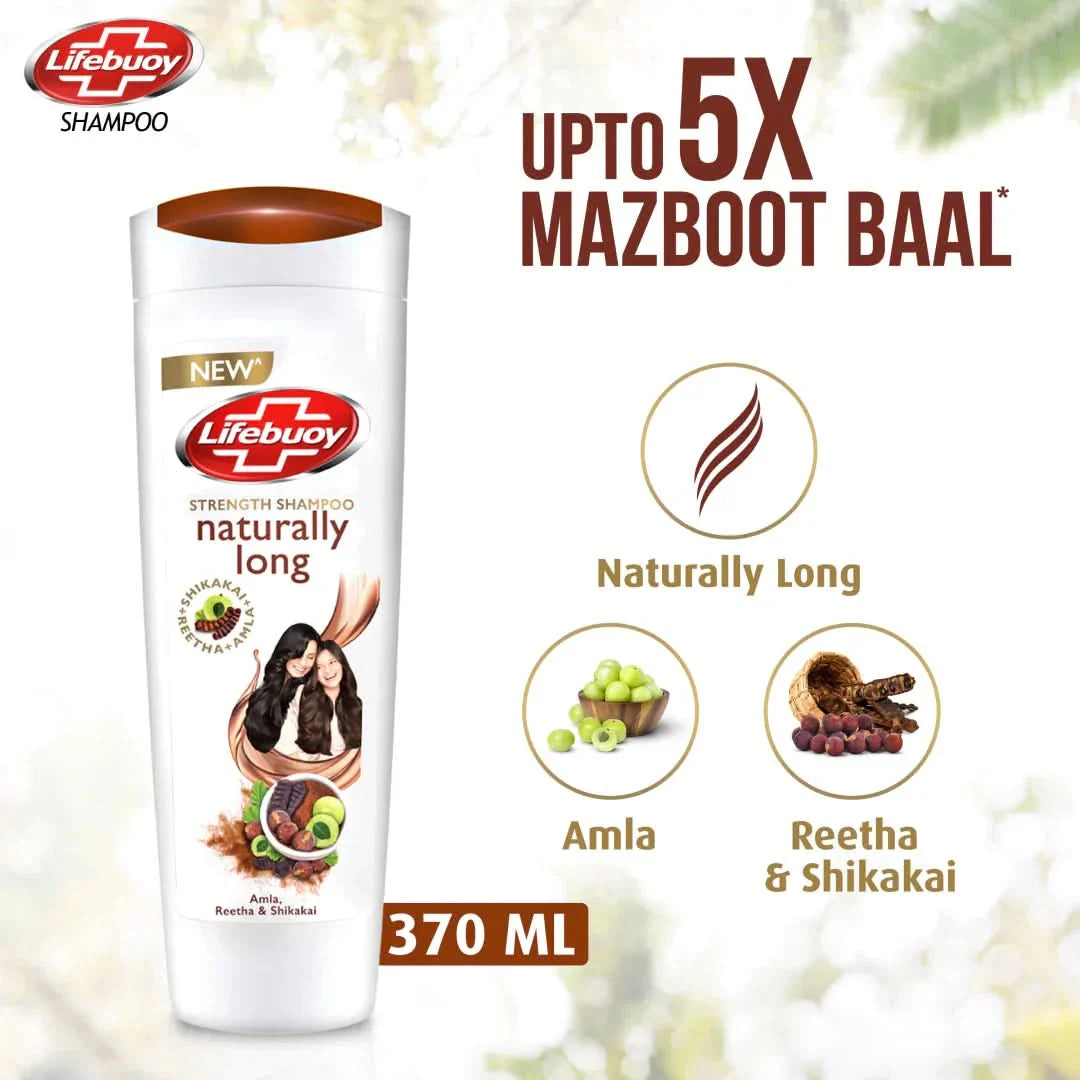 LIFEBUOY NATURALLY LONG SHAMPOO 375ML