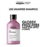 L'Oreal Professionnel Serie Expert Liss Unlimited Shampoo 300 ML - For Frizzy & Unruly Hair Loreal Professionnel  