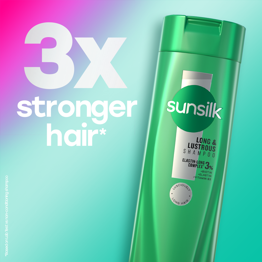 SUNSILK - Long & Healthy Shampoo - 185ML