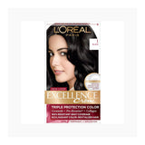 Loreal Excellence Cream Hair Color 192g - 01 Black Loreal  