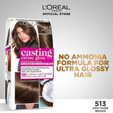 Loreal Casting Creme Gloss - 513 Ashy Nude Brown Hair Color
