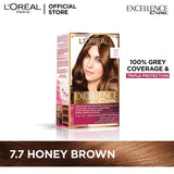 Loreal Excellence Cream Hair Color 192g - 7.7 Honey Brown