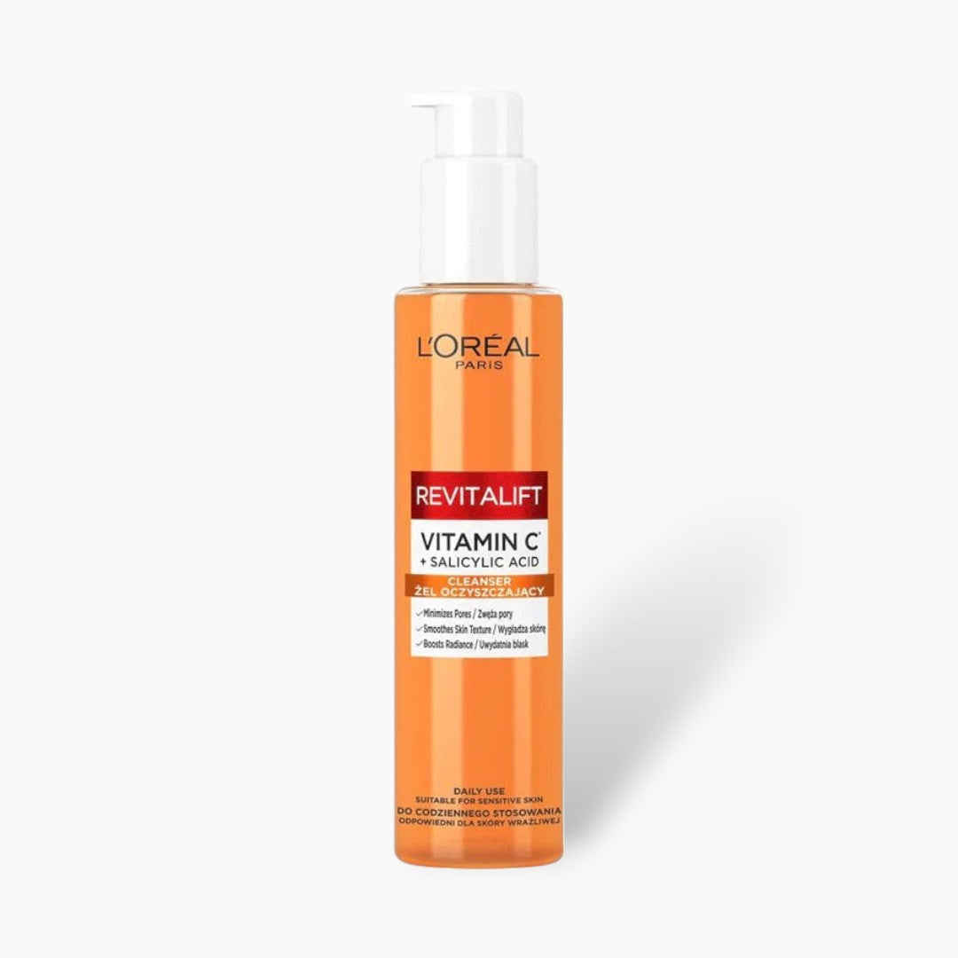 Loreal Revitlft Vitamin C & Salicylic Acid Facial cleansing Gel 150ml