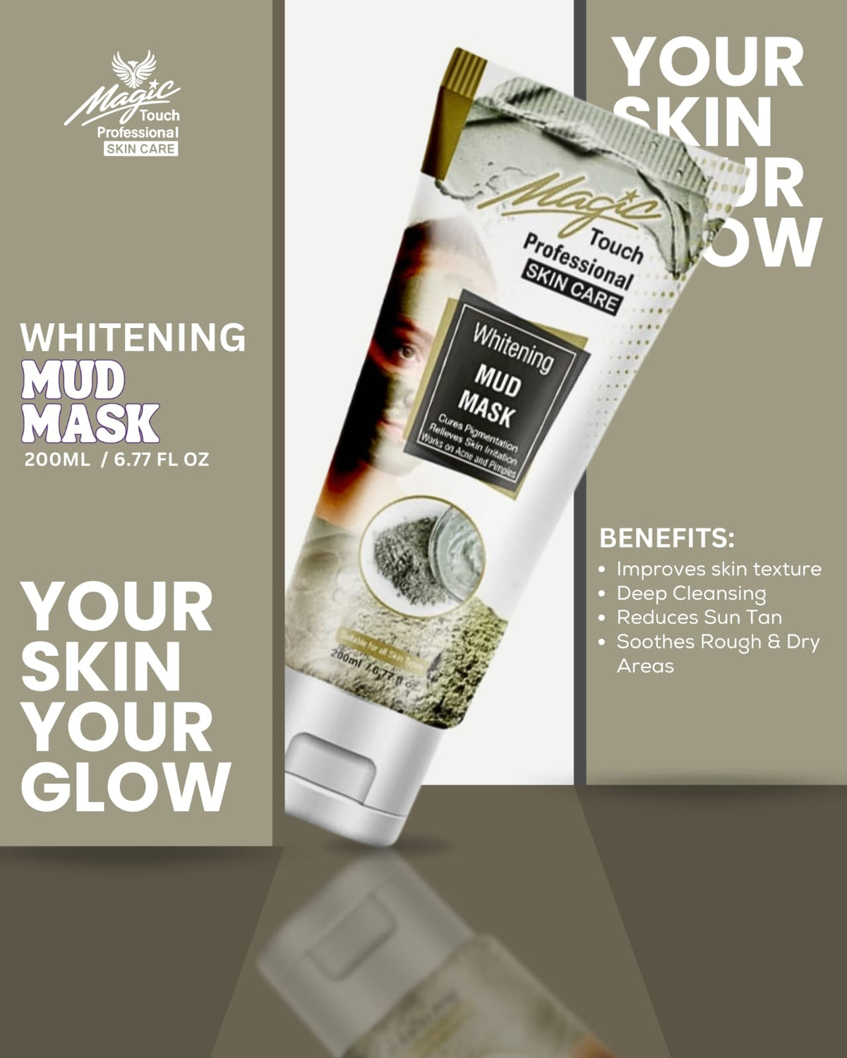 Magic Touch Whitening Mud Mask – 200ml