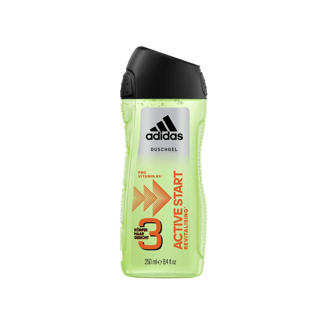 Adidas Men 3 In 1 Active Start Shower Gel 250ml