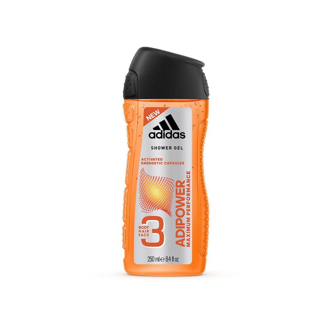 Adidas Men 3 In 1 Adipower Shower Gel 250ml