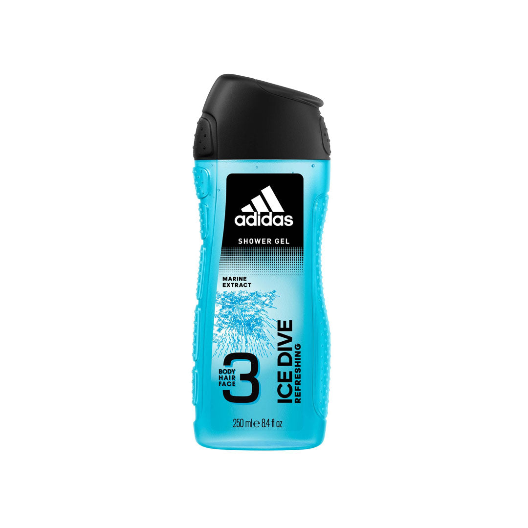 Adidas Men Ice Dive 3 In 1 Shower Gel 250ml