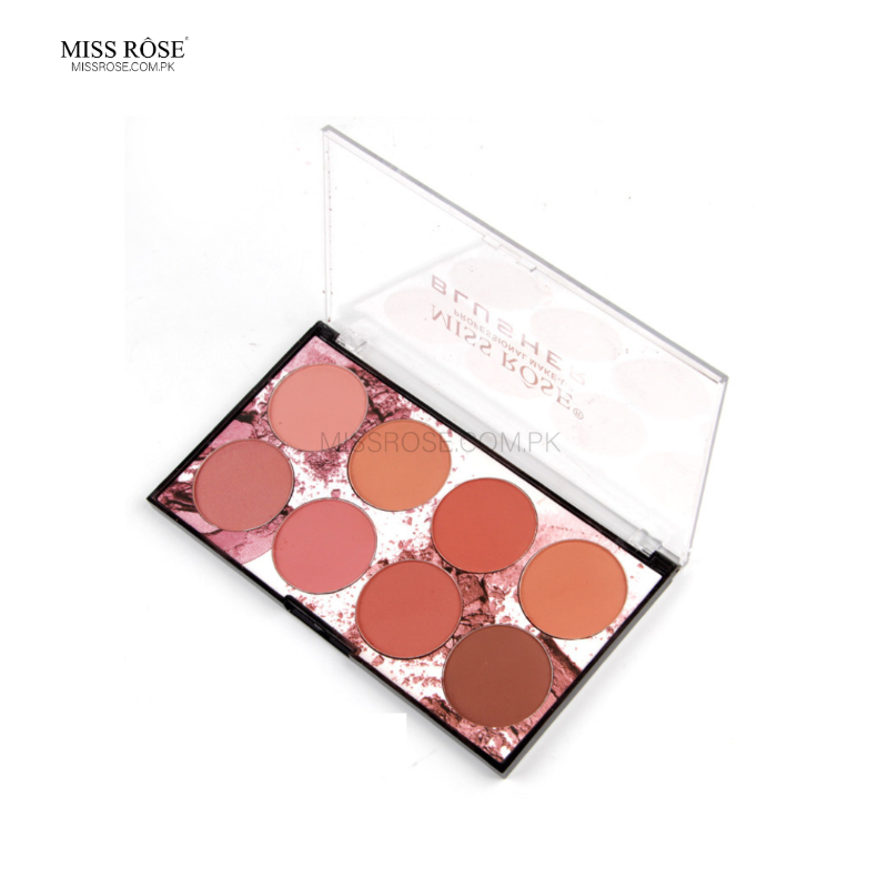 Miss Rose 8 Color Blush Palette