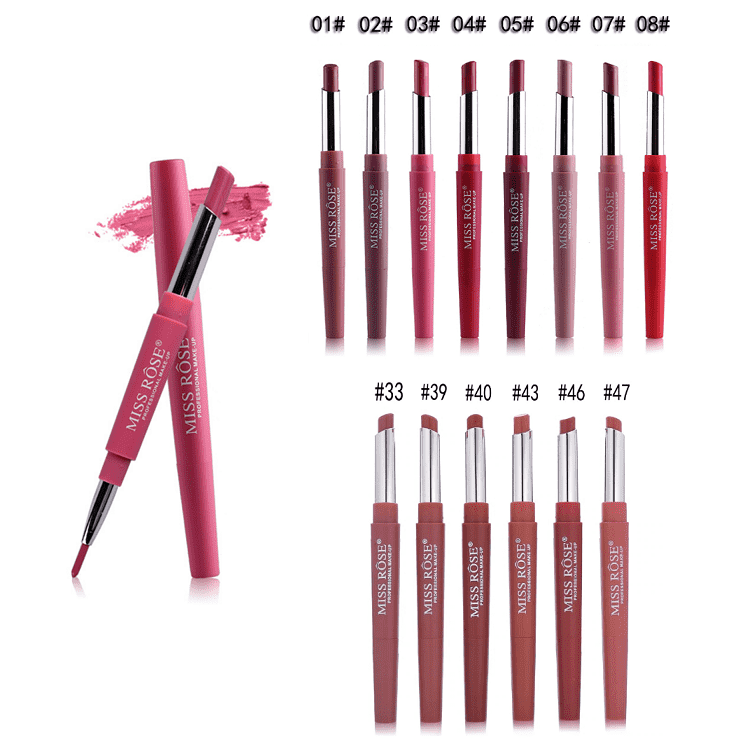 Miss Rose Lipsticks Plus Liner