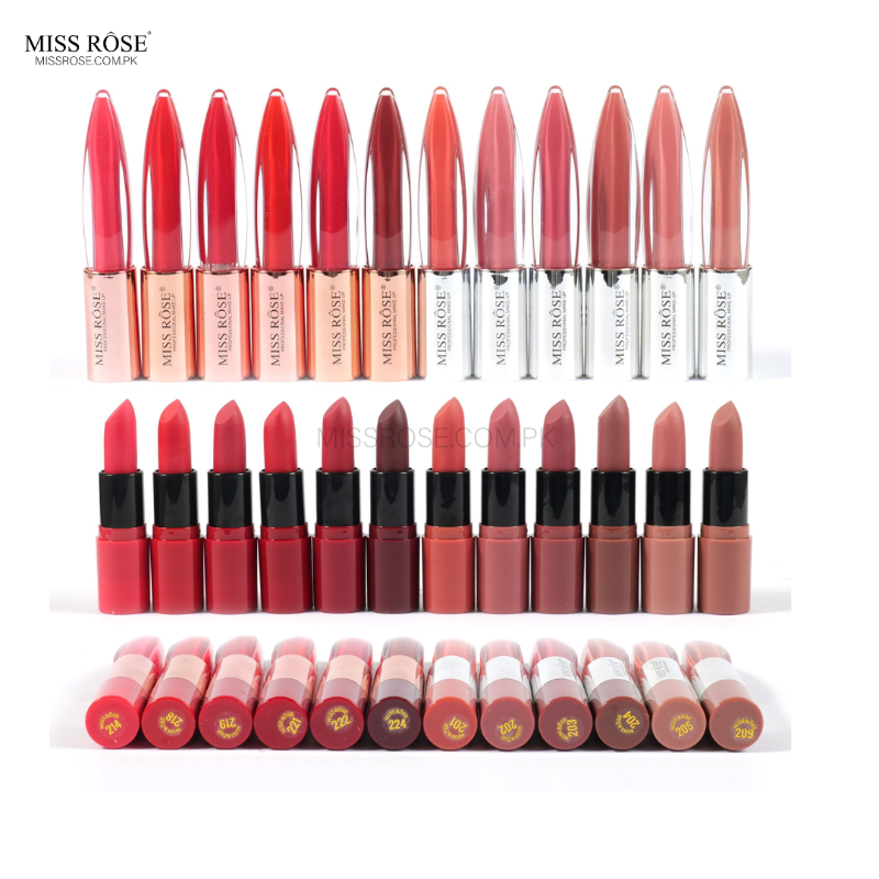 Miss Rose Dual-Ended Matte Lipstick & Lip Gloss