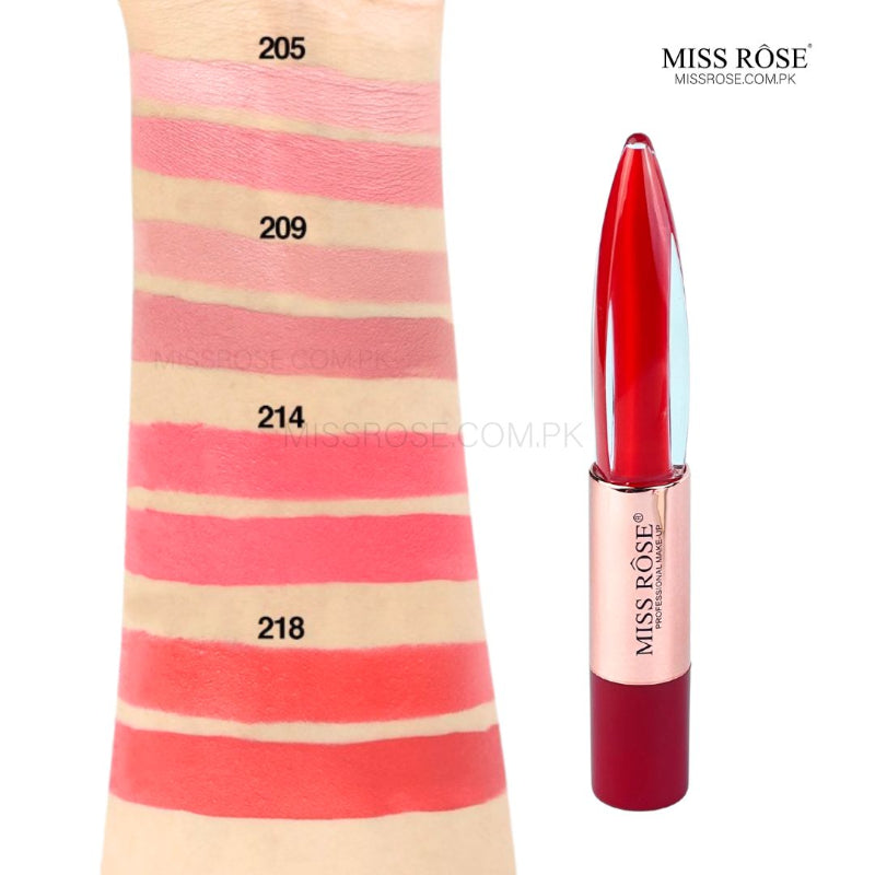 Miss Rose Dual-Ended Matte Lipstick & Lip Gloss