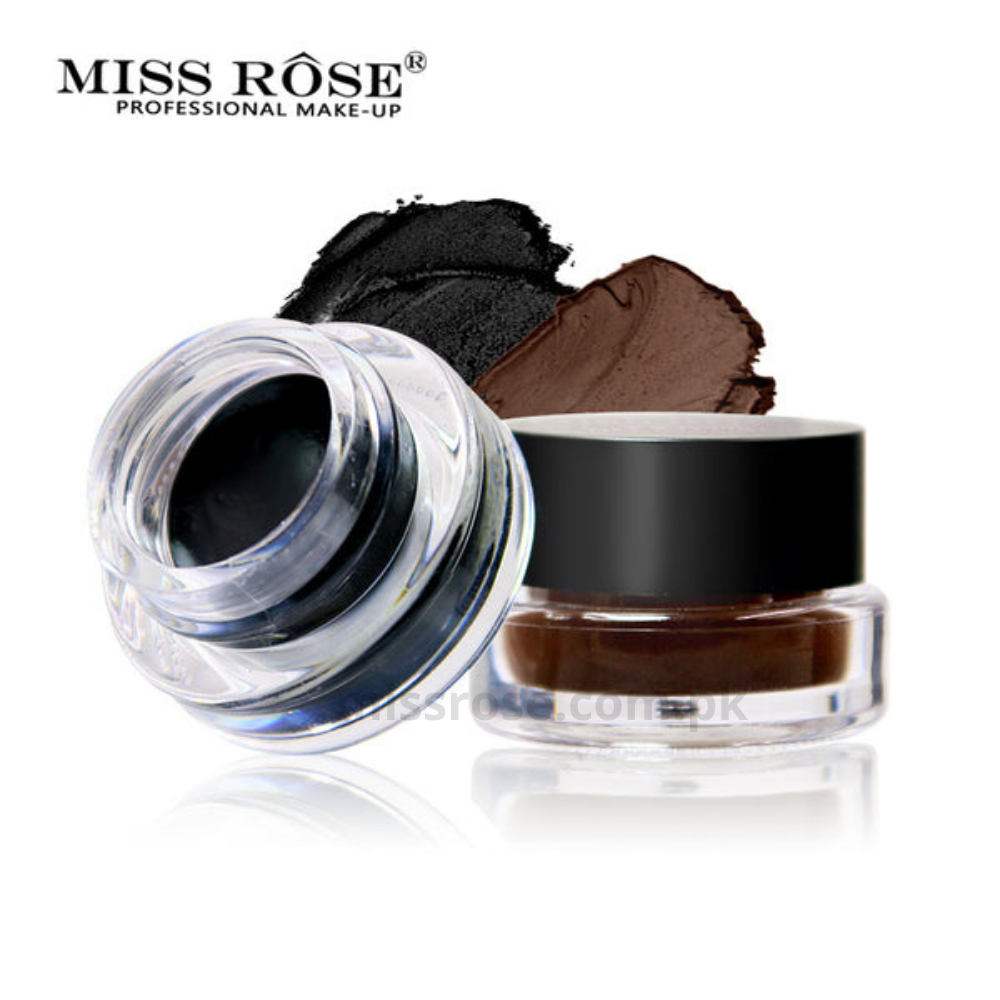 Miss Rose Gel Eyeliner - 2 color set Black and Brown