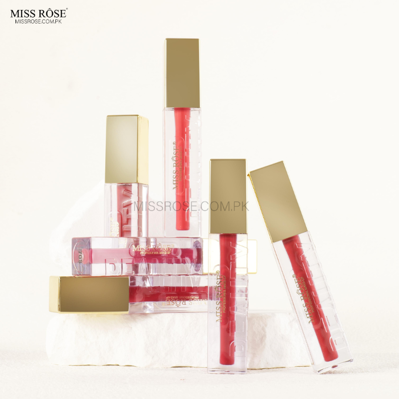 Miss Rose Golden Gleam Beauty Lip Gloss