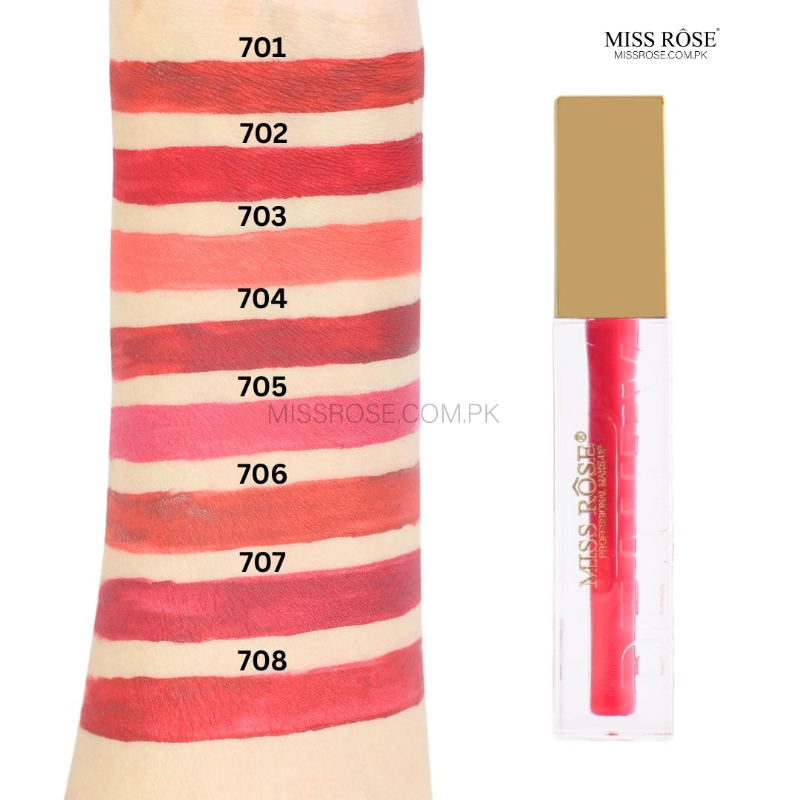 Miss Rose Golden Gleam Beauty Lip Gloss