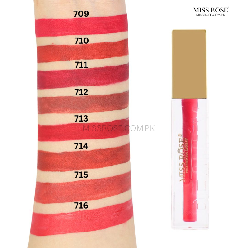 Miss Rose Golden Gleam Beauty Lip Gloss