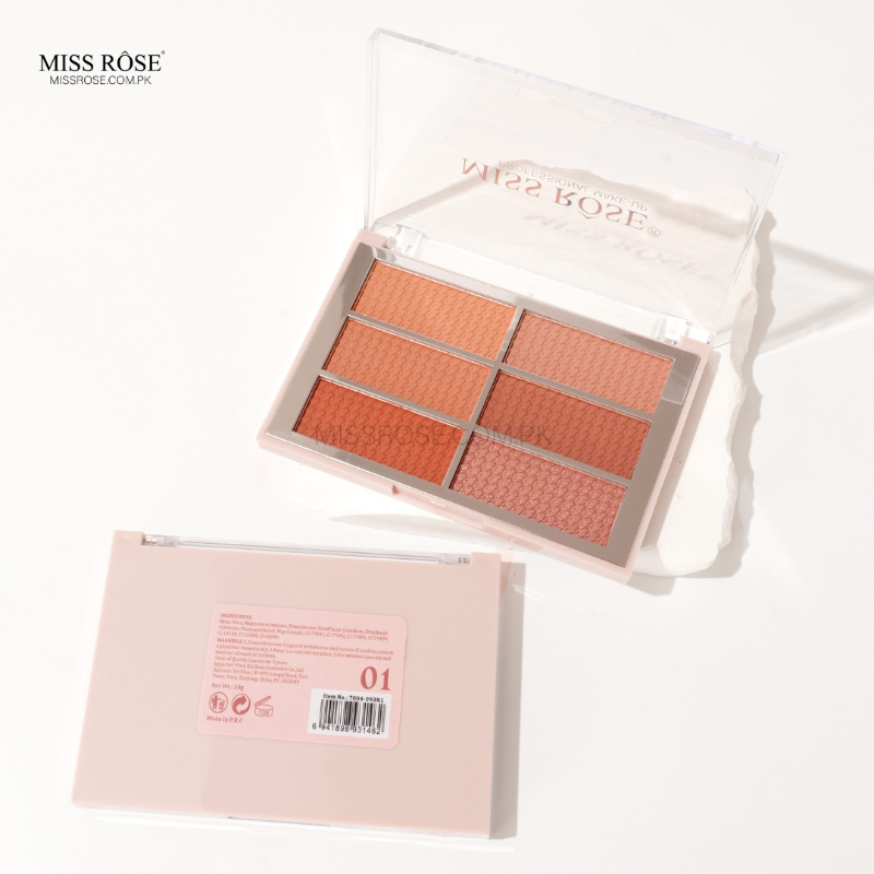 Miss Rose Rubik's Cube Matte Blusher – 6 Colors