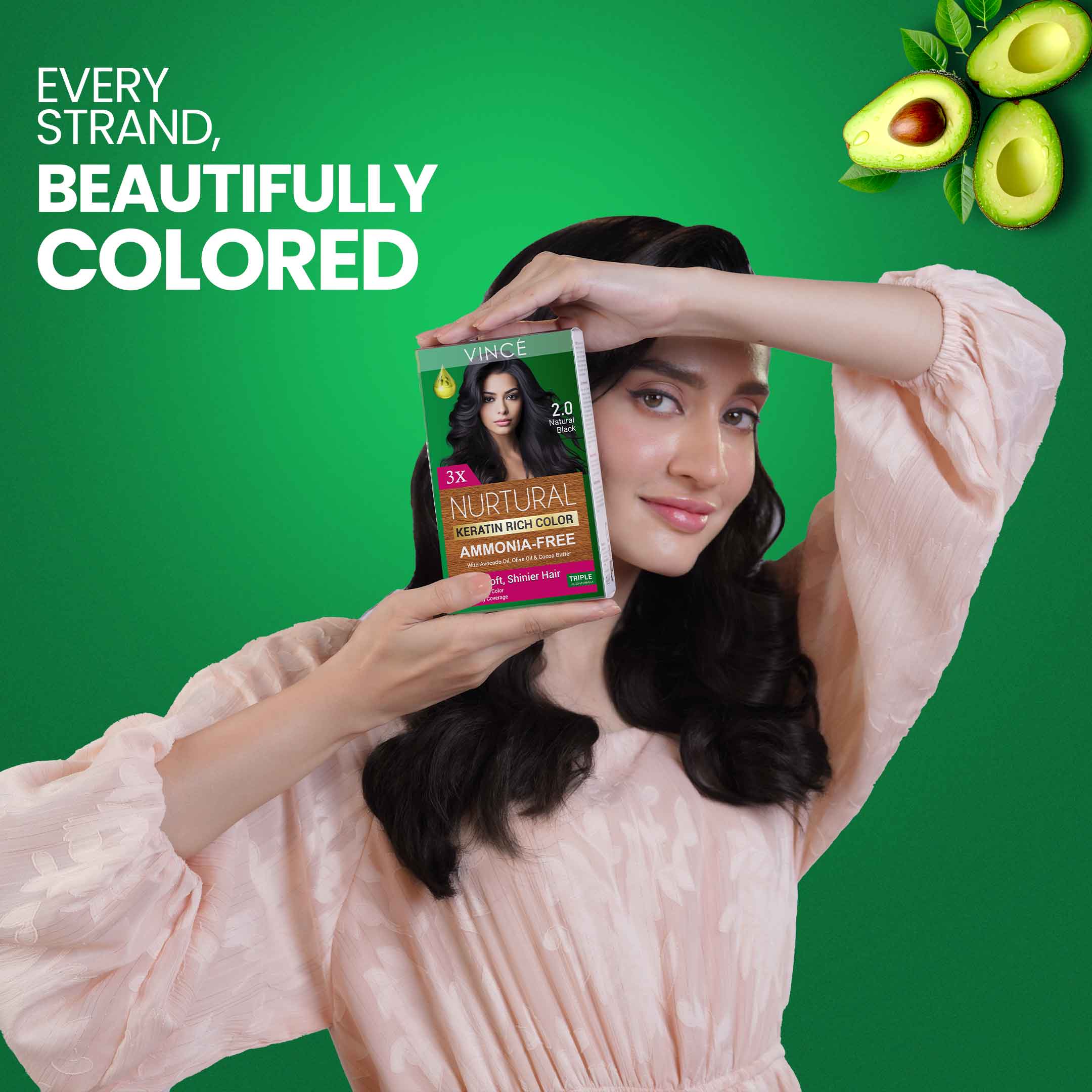 2.0 - Natural Black - Nurtural Women Hair Color