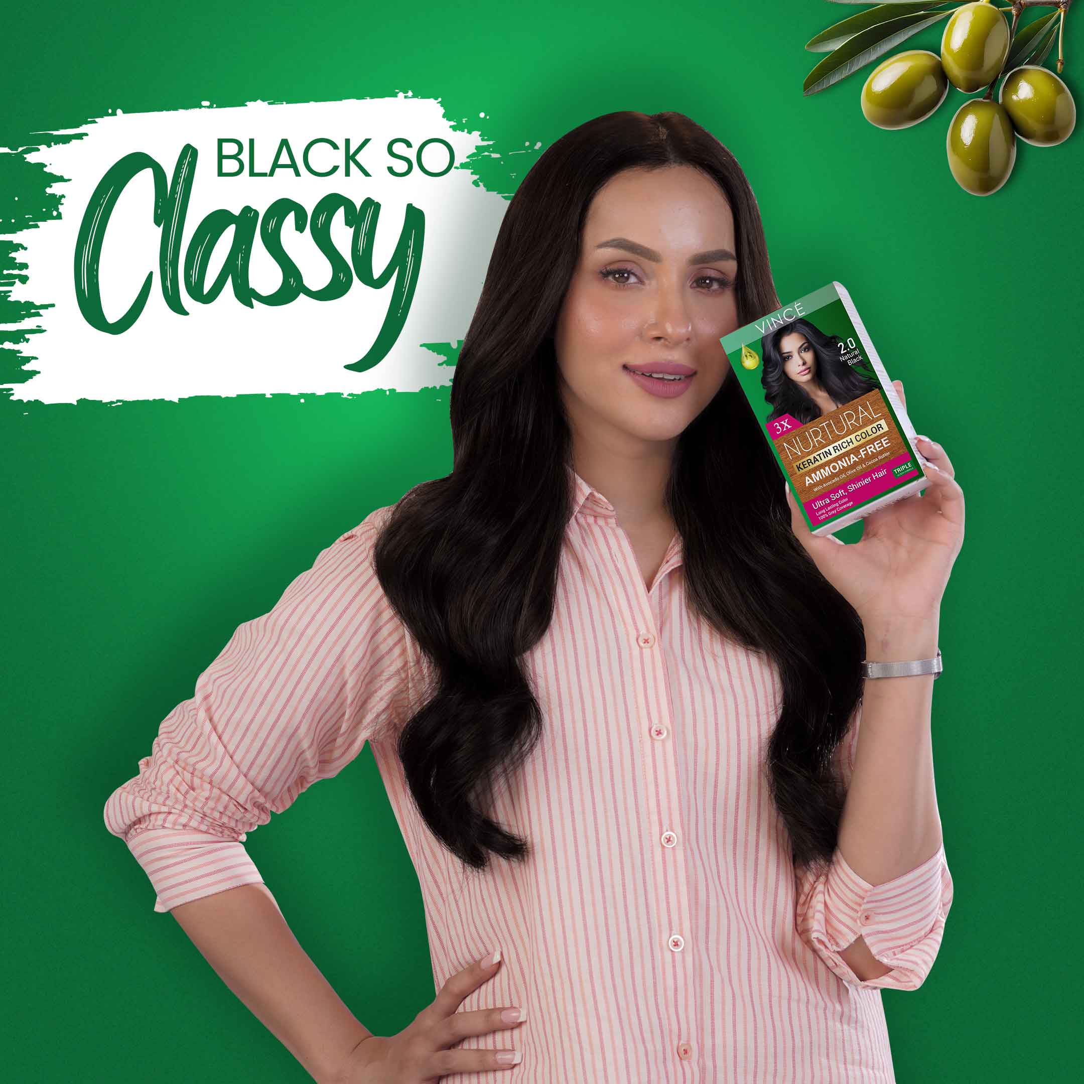 2.0 - Natural Black - Nurtural Women Hair Color