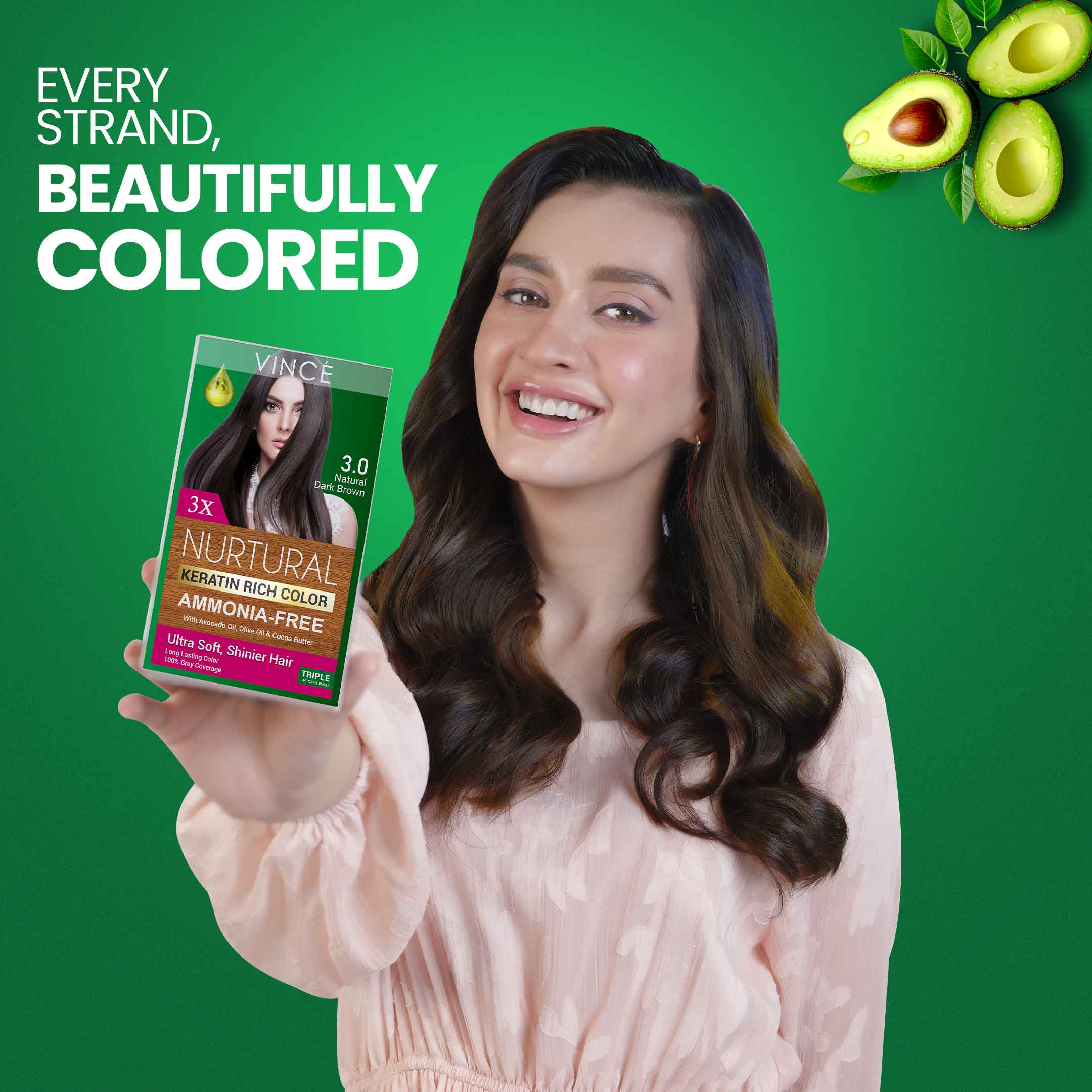 3.0 - Natural Dark Brown - Nurtural Women Hair Color