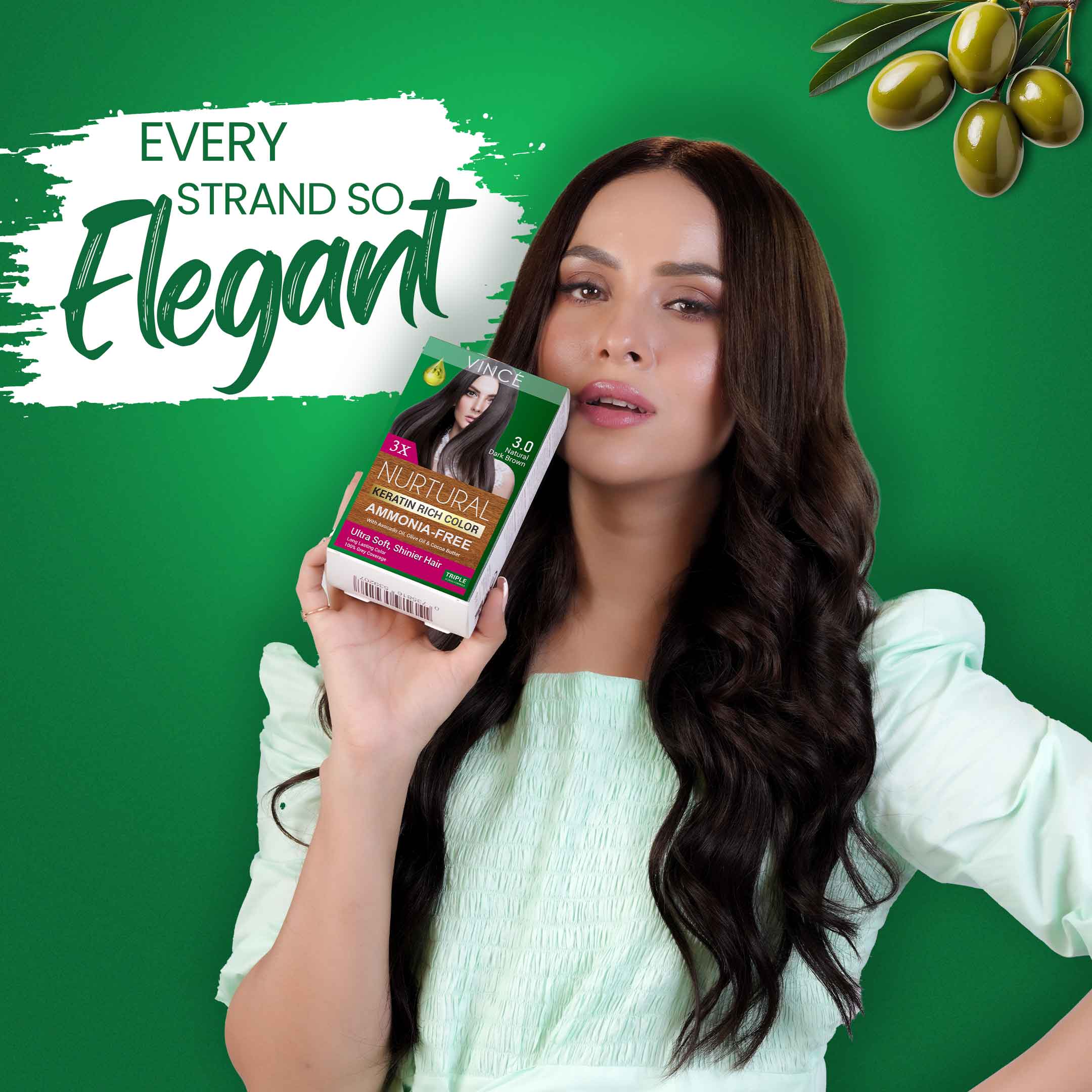 3.0 - Natural Dark Brown - Nurtural Women Hair Color