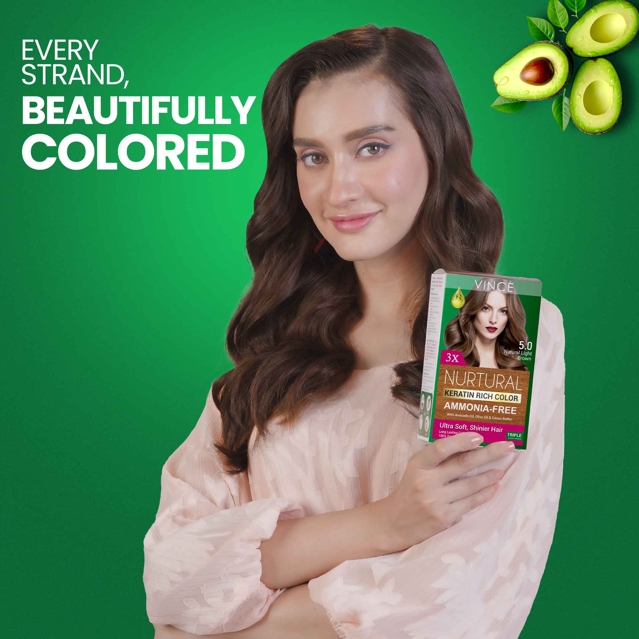 5.0 - Natural Light Brown - Nurtural Women Hair Color