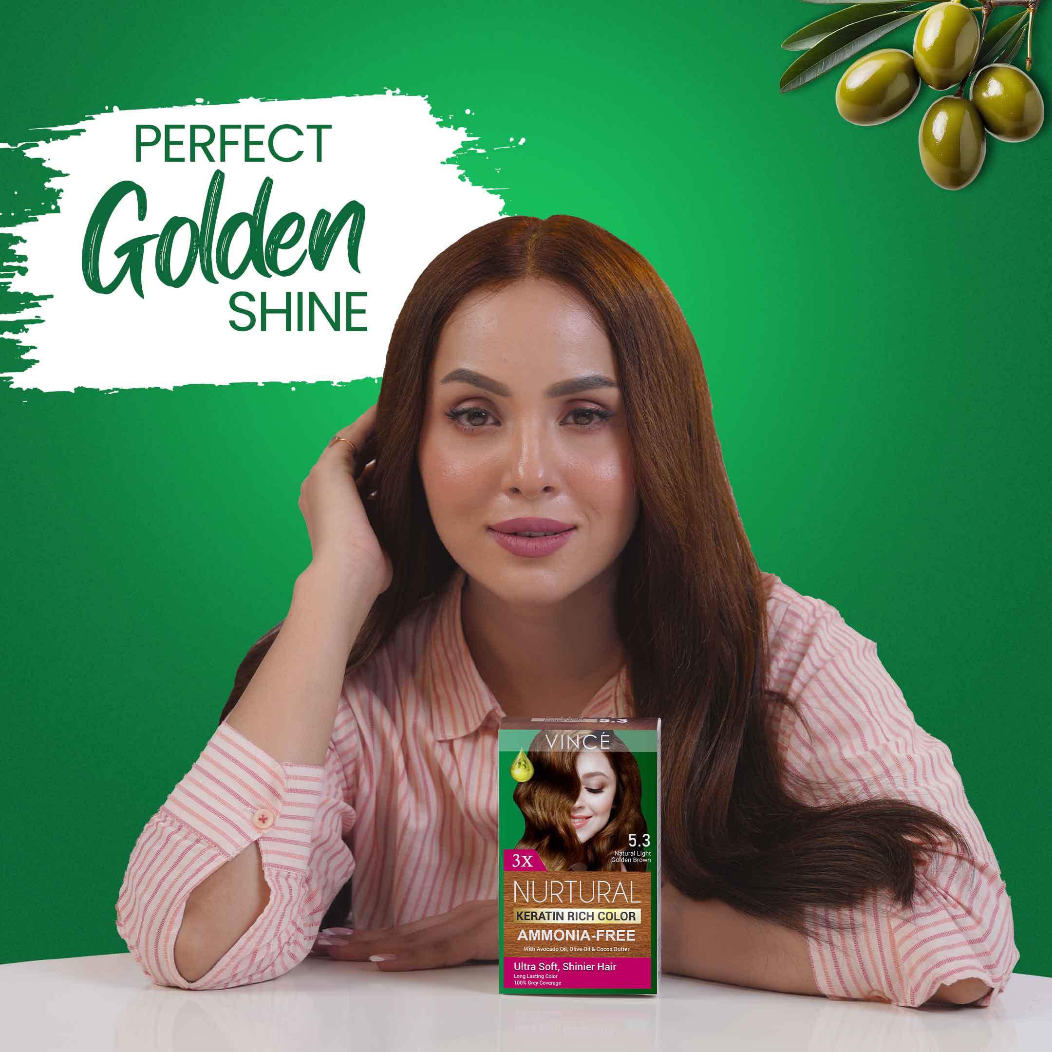 5.3 - Natural Light Golden Brown - Nurtural Women Hair Color