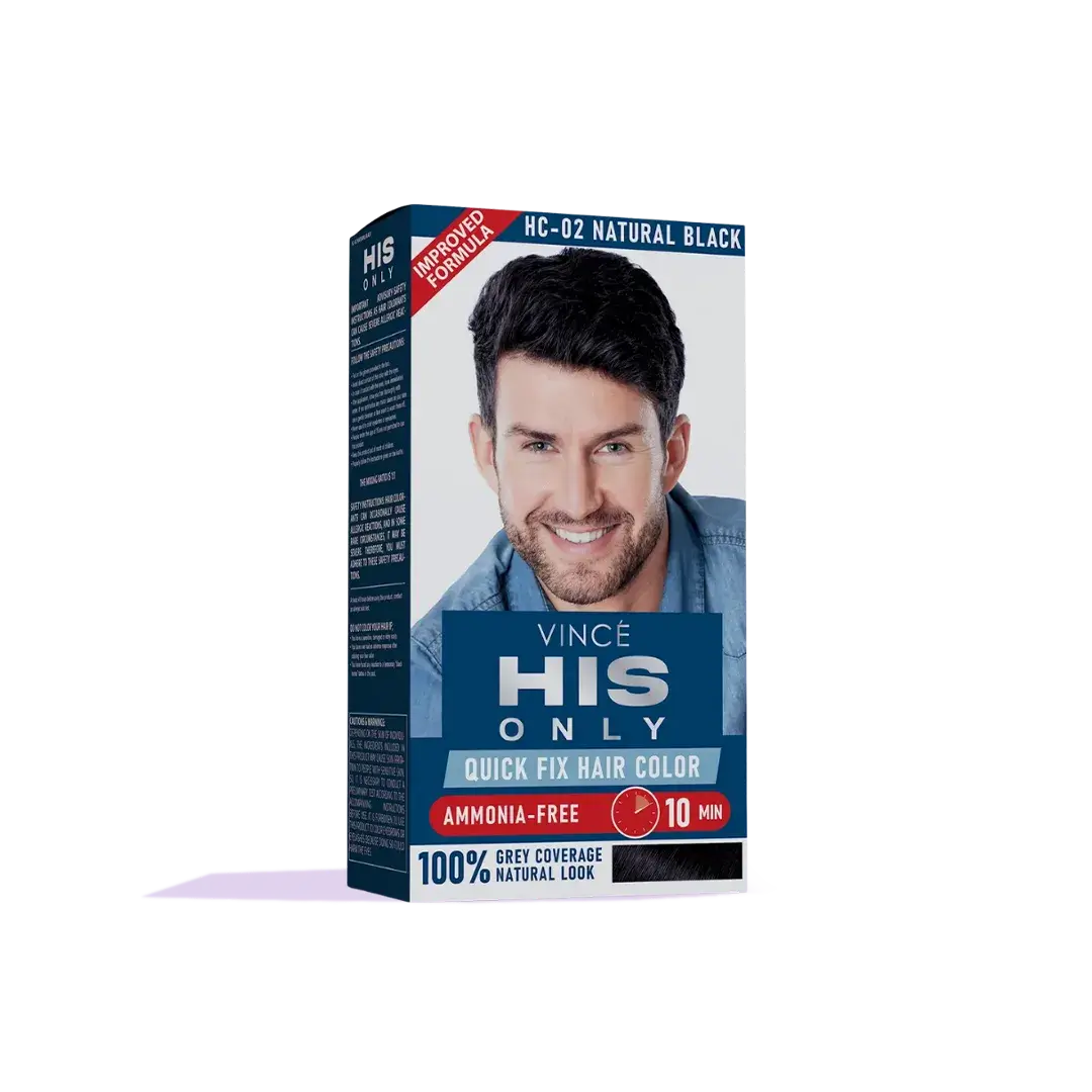 Natural Black Men Hair Color - His Only (HC-02)