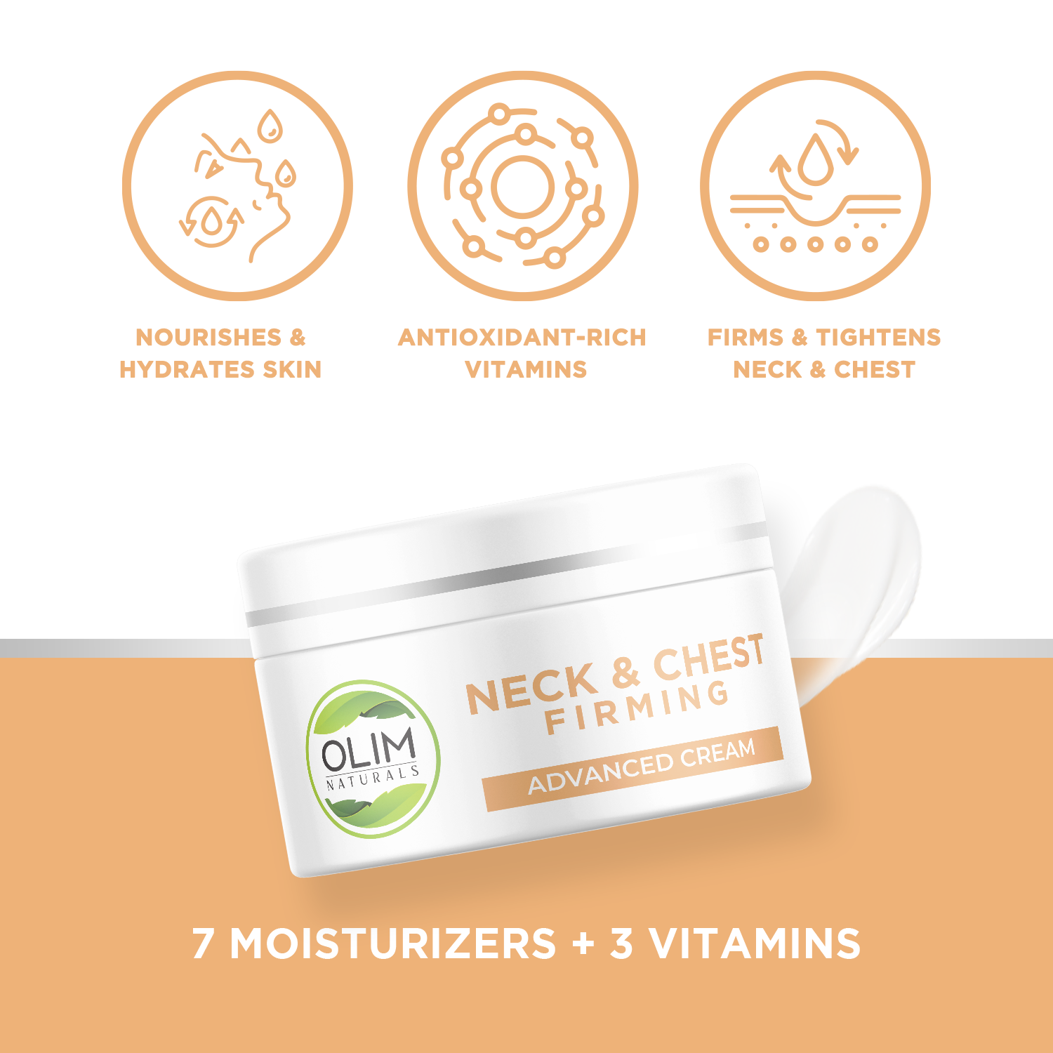 Neck & Chest Firming Cream – Retinol + Niacinamide for Crepey Skin