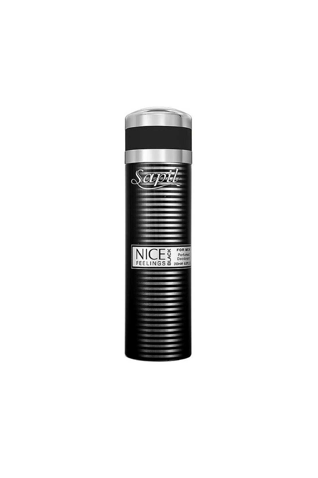 Sapil Men Nice Feelings Black Body Spray 200ml Sapil  