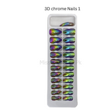 Miss Rose 3d chrome nails. Miss Rose Com Pk  